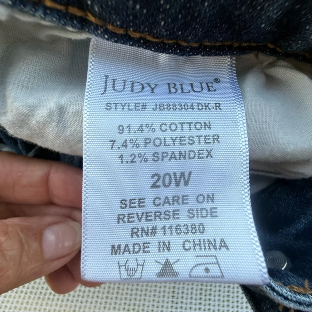 Judy Blue WOMENS blue  Distressed Boyfriend Jeans 29W